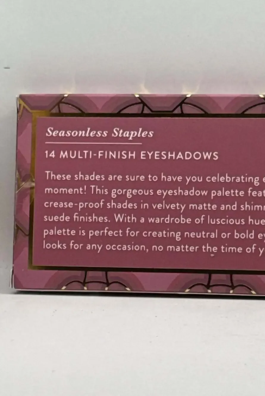 Laura Geller Seasonless Staples Mauve-Ulous Moments 14 Multi-Finish Eyeshadows